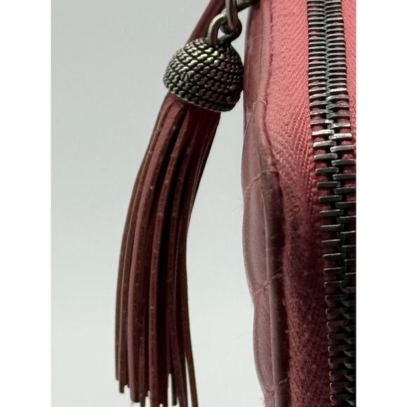 Chanel Caviar Quilted Large CC logo Zip Around Wallet Pink*Very Nice Condition - Picture 12 of 16